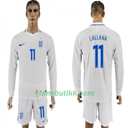 Fotball-VM 2018 England drakt Lallana 11 Hjemmetrøye Langermet